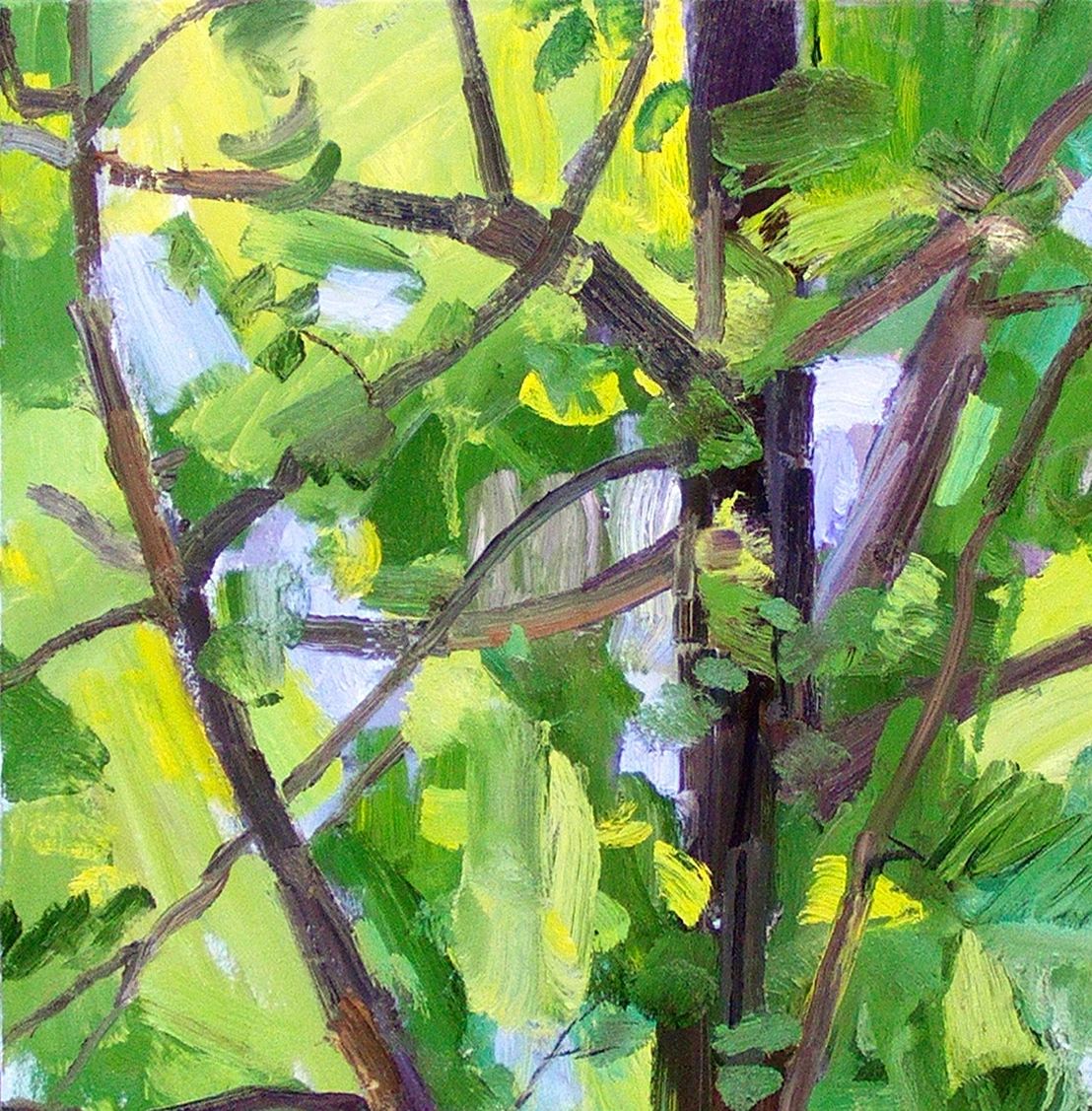 City Squirrel, oil on canvas, 30 by 24