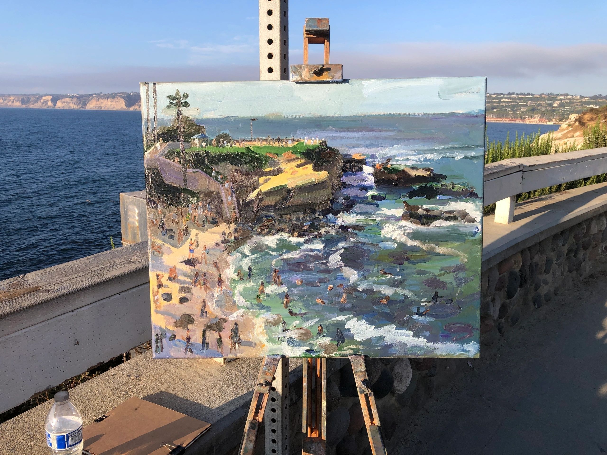 La Jolla Cove, oil on canvas, 20 by 24 inches